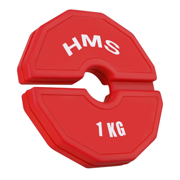 1 kg viktskivor för styrke- och konditionsträning