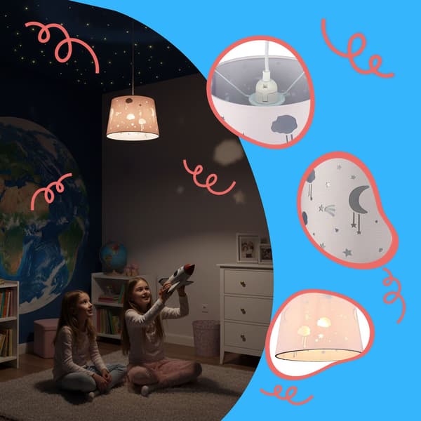 Hængelampe til børneværelset – Night Sky Design