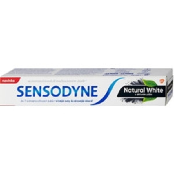 Sensodyne - Natural White Toothpaste - Zubní pasta s aktivním uh