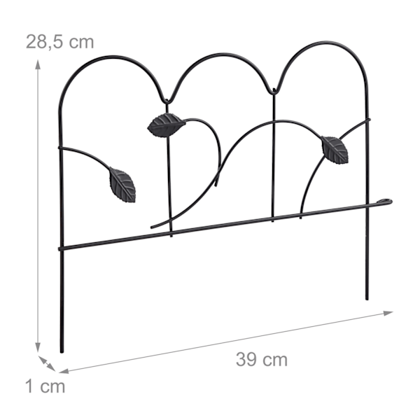 Rabattstaket 4 paneler