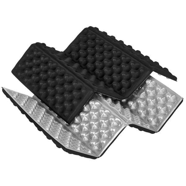 Camping siddemåtte, Aluminium Bolster, 40 cm, Sort