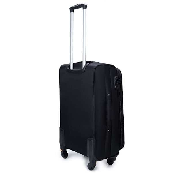 Medium blød kuffert M Solier STL1651 sort-brun