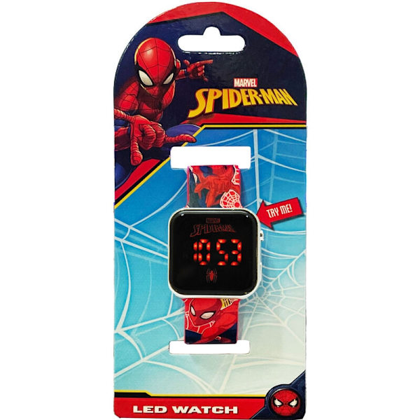 Marvel Spiderman ledad klocka