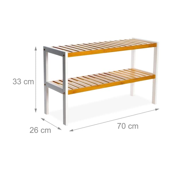 Bambus skohylde – Pladsbesparende, Rummer 9 par