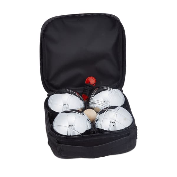 4 boulebollar i ett set