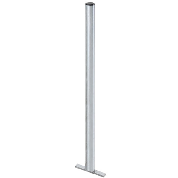 Galvanoitu terästolppa kadun roskakoriin 60x1200mm