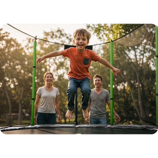 Trädgårdstrampolin för barn 140 cm 4,5 fot Neo-Sport