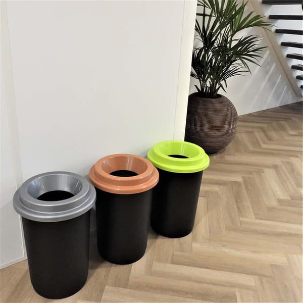 50L brun genbrugsbeholder - affaldssortering