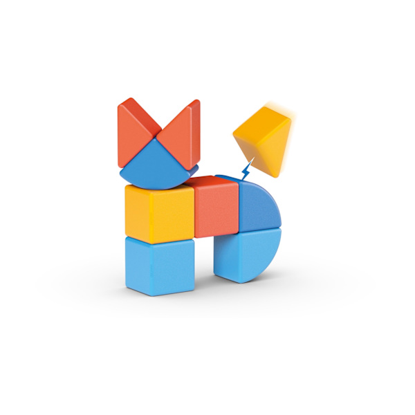 Geomag Magicube Shapes Animals Recycled 9 Pcs