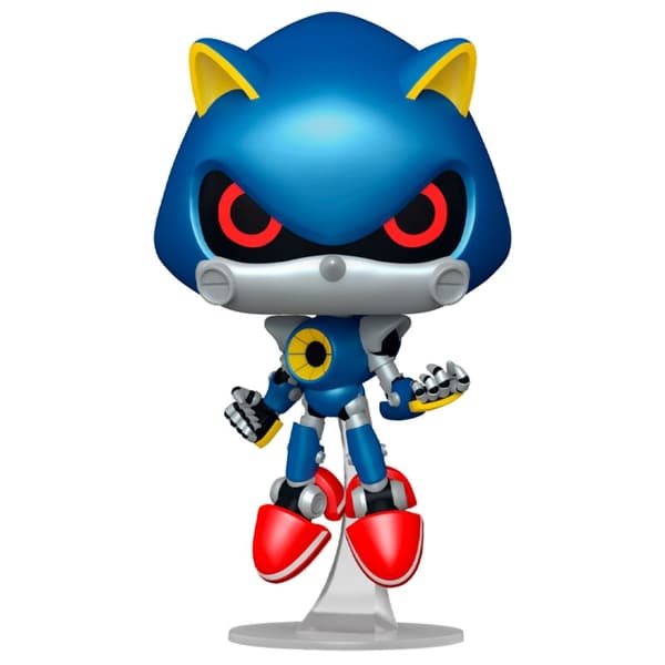 Sonic the Hedgehog Metal Sonic Action Figur, 6-tommer samleobjekt