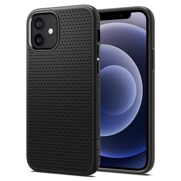 Spigen Liquid Air Skal till iPhone 12/12 Pro - Svart
