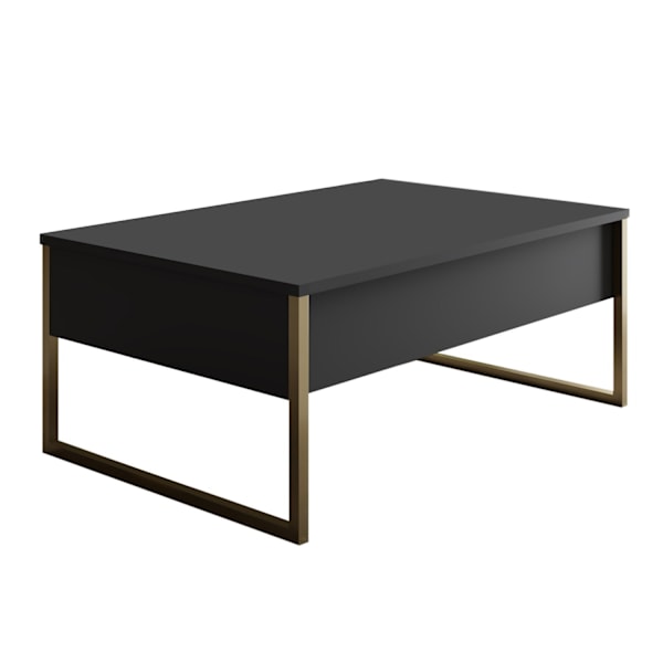 Vardagsrumsmöbler Set Luxe Set - Antracit, Guld