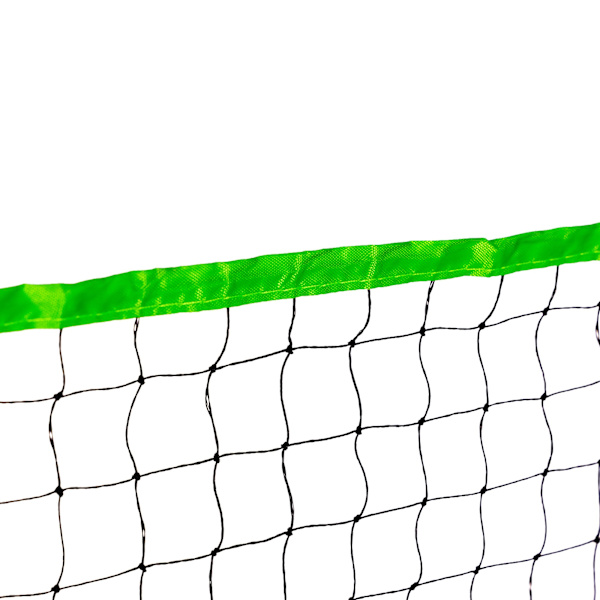 Badmintonsæt med foldbart net, ketchere, fjerbolde