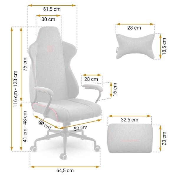 Ergonomisk kontorstol Sofotel Verona - Grå - 2583