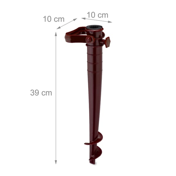 Brun Parasol Indskruningsholder