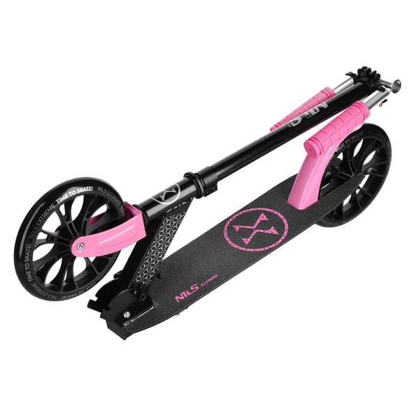 Pink scooter til børn – let, foldbart design
