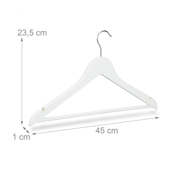 Puiset ripustimet - 50 kpl