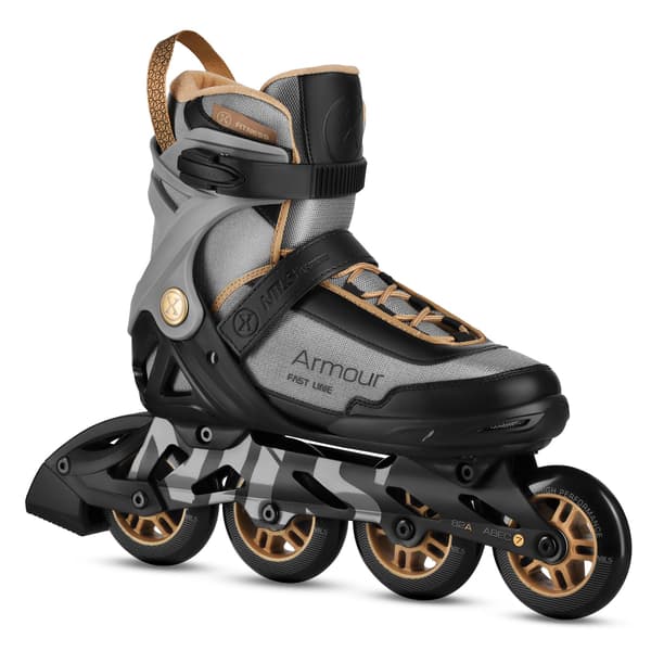 Inlines, storlek 44, mörkgrå, ABEC-7, 90 mm