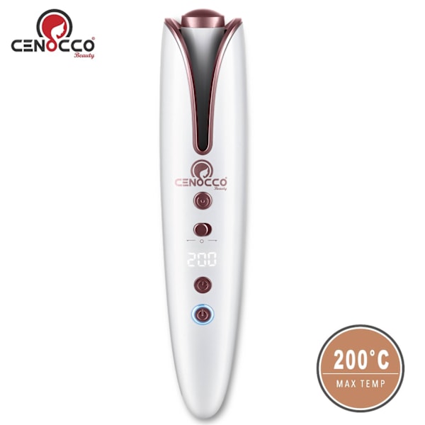Cenocco Beauty CC-9094: Sladdlös uppladdningsbar automatisk locktång