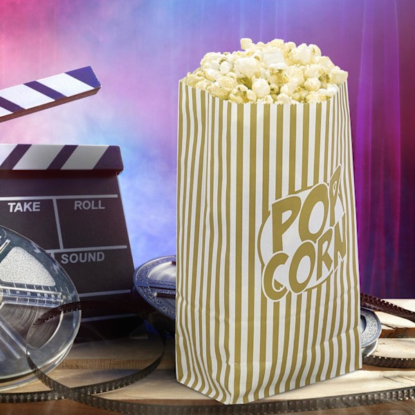 Retro popcornkartio 144 kpl
