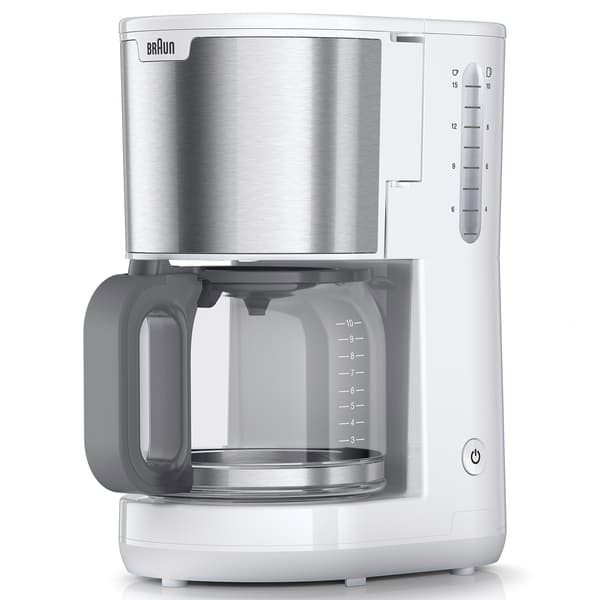 Kaffemaskine, 1,5L kapacitet, hvid