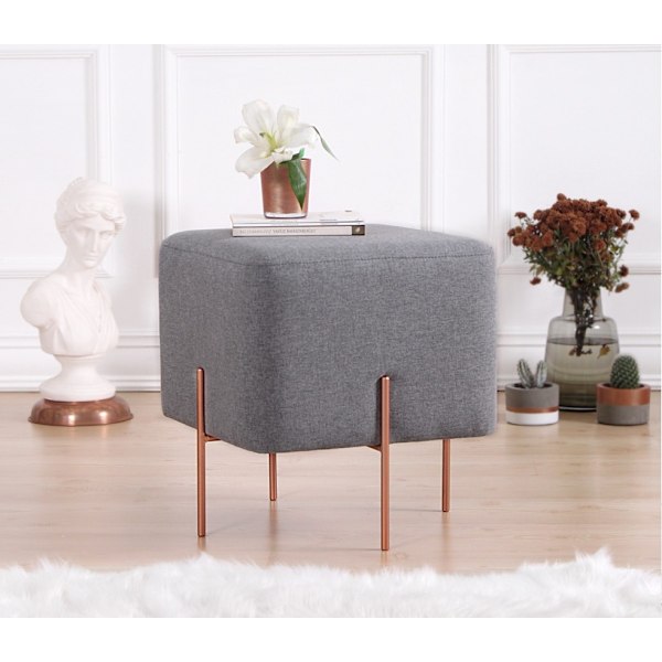 Pouff Copper 63 - harmaa