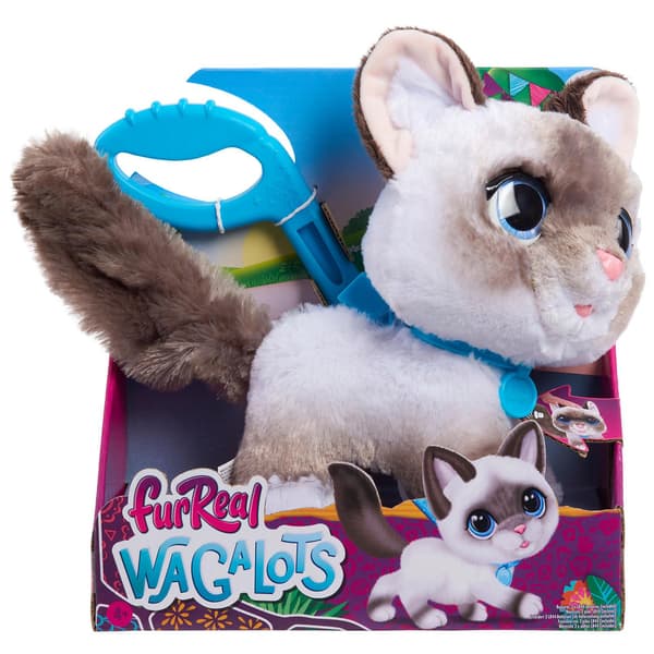 Interaktivt kæledyrslegetøj til katte, FURREAL Wag-a-lots Kitty