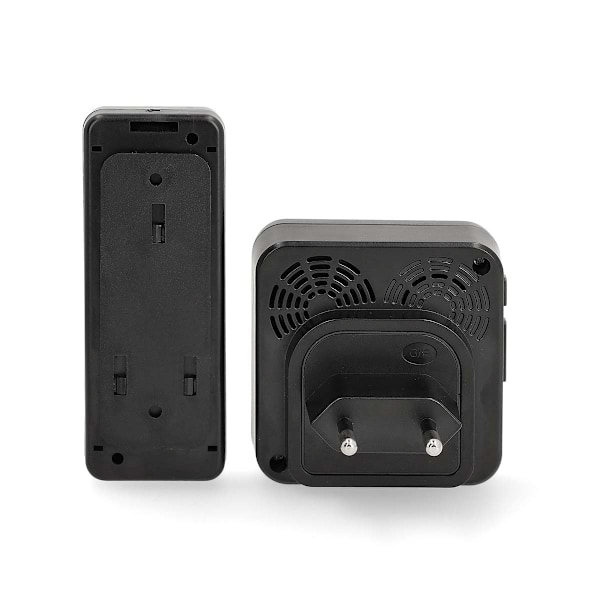 Trådlös dörrklocka | Nätdriven | 100 - 240 V AC 50/60 Hz | 1x 23A 12V | Volym: 110 dB | Signalräckvidd: 150 m | IP55 | Justerbar volym | 58 Melodier |