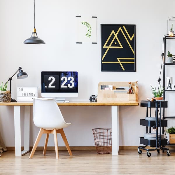 Moderne hvid spisebordsstol – Nantes DSW