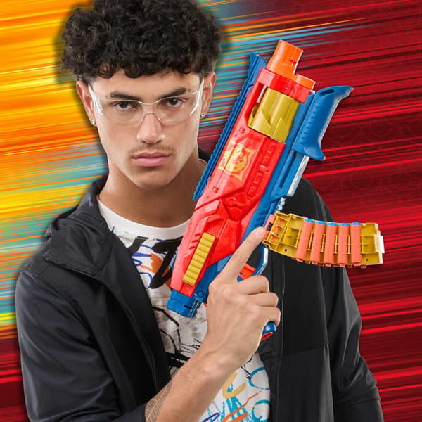 Nerf Loadout Blaster med 6-pils cylinder, opbevaringsplads til 14 pile