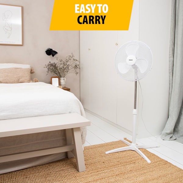 Lattiatuuletin 23cm Säädettävä korkeus 85-115 cm