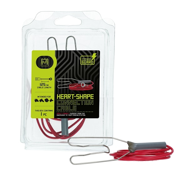 ZoneGuard Hjerteformet tilslutningskabel 125 cm