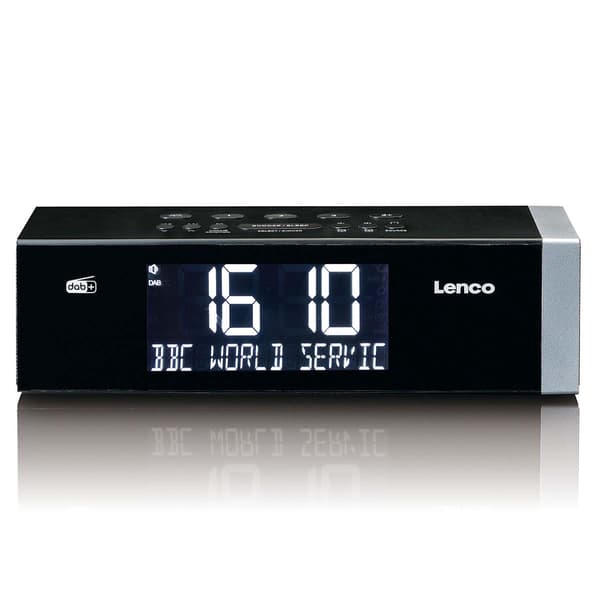 DAB+ FM Bluetooth-klockradio med USB-laddning