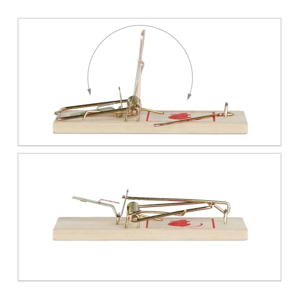 Mousetrap Trä Uppsättning om 40