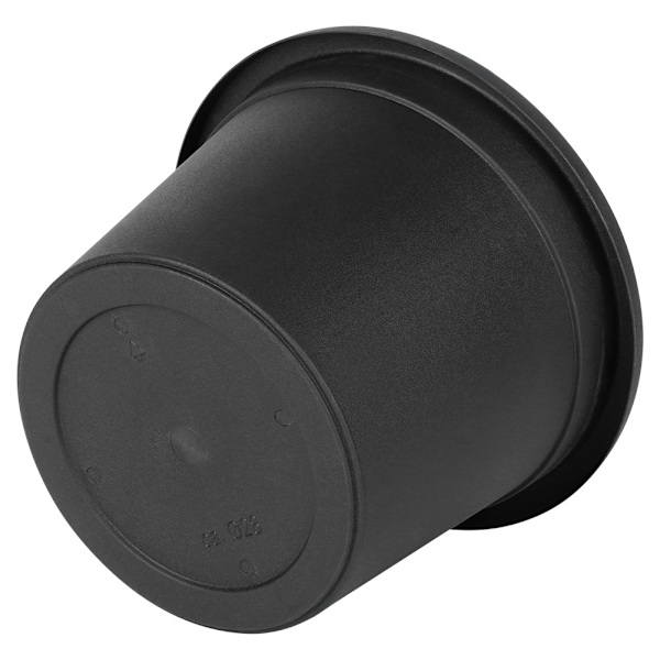 Havekrukke i plast, sort, rund, 27,5 cm
