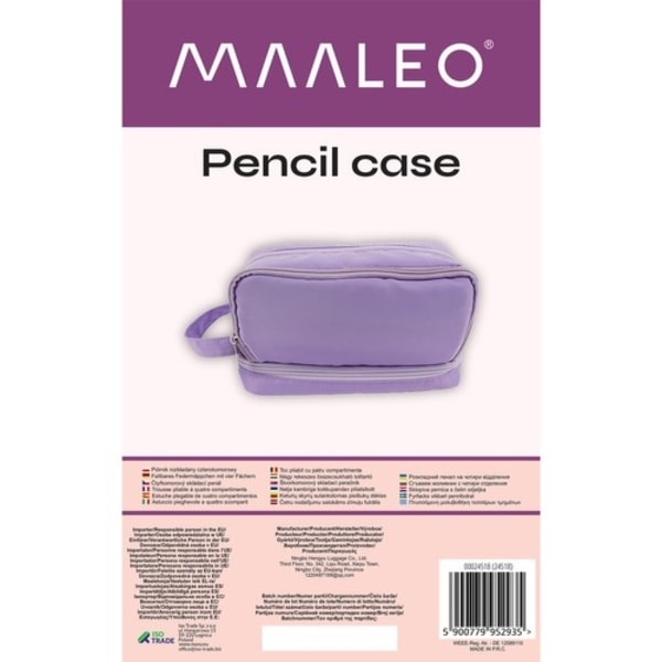 Maaleo 24518 utdragbart pennfodral med fyra fack