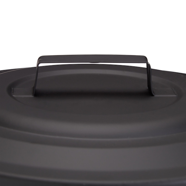 Askhink med lock 24 l
