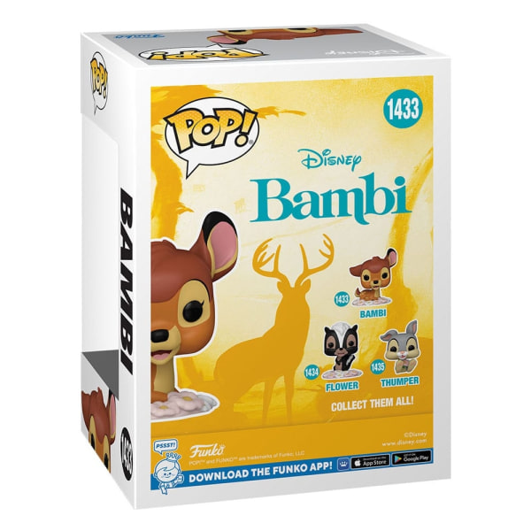 Bambi 80 års jubilæum POP! Disney Vinyl Figur Bambi 9 cm