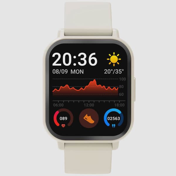 Bluetooth Smartwatch 1,81" TFT, IP65, Pulsmåler
