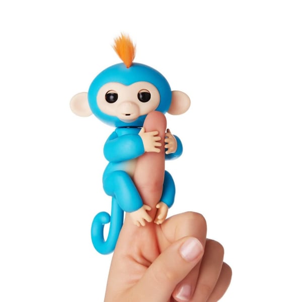 Cenocco Fingerleksak Happy Monkey Blå