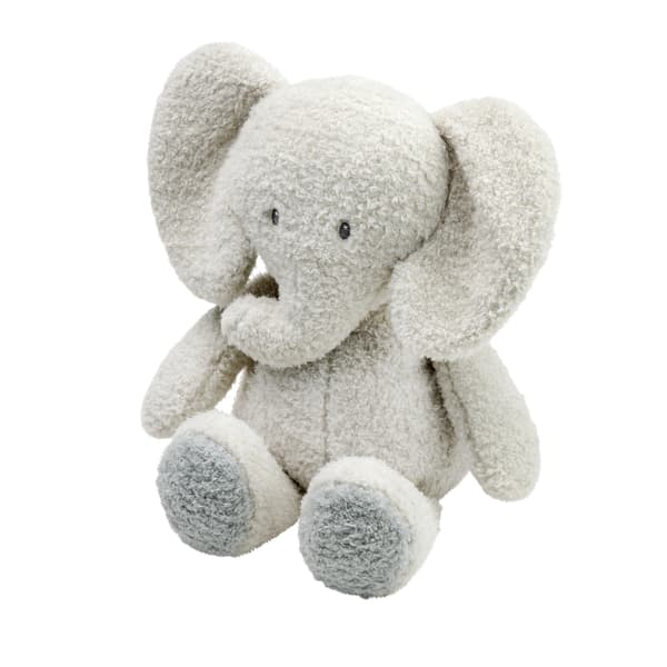 Krammet elefant plyslegetøj, 37 cm – Blød og behagelig