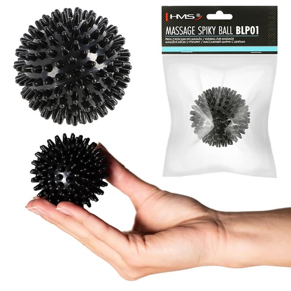 Black Massage Spiky Ball – Smärtlindring, 6cm