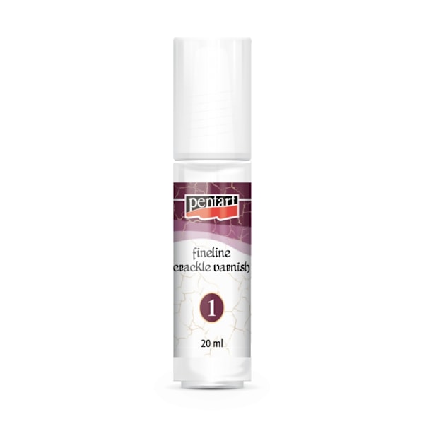 Pentart 2-komponent Fineline Crackle Lack 2 x 20 ml.