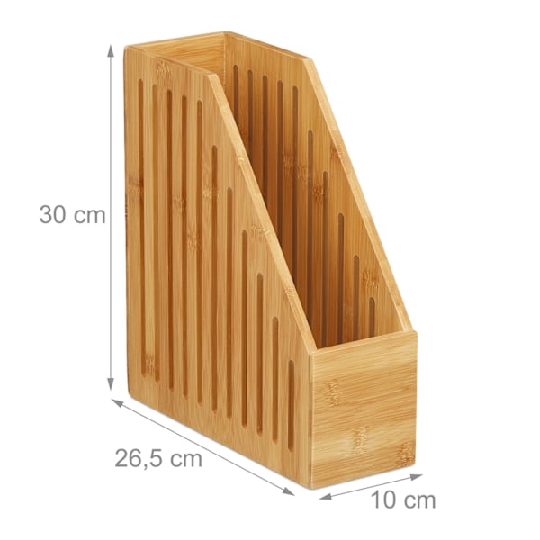 Tidskriftssamlare A4 bambu