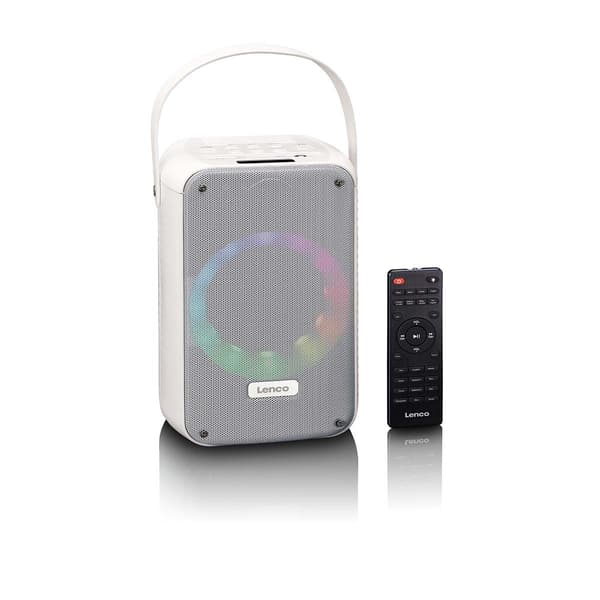 Bluetooth Karaoke System med Trådløs Mikrofon og LED-lys