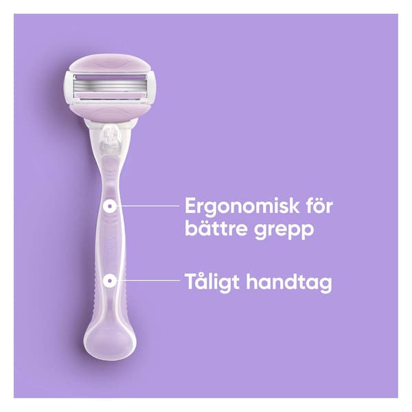 Rakblad för kvinnor, ComfortGlide Breeze, 4-pack