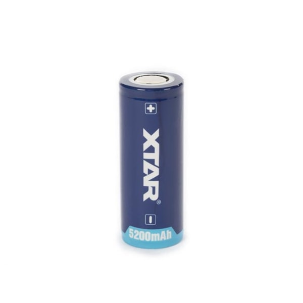 Xtar Lithium-Ion 3,6 V - 5200 Mah - 26650 - Ladattava pyöreä kenno