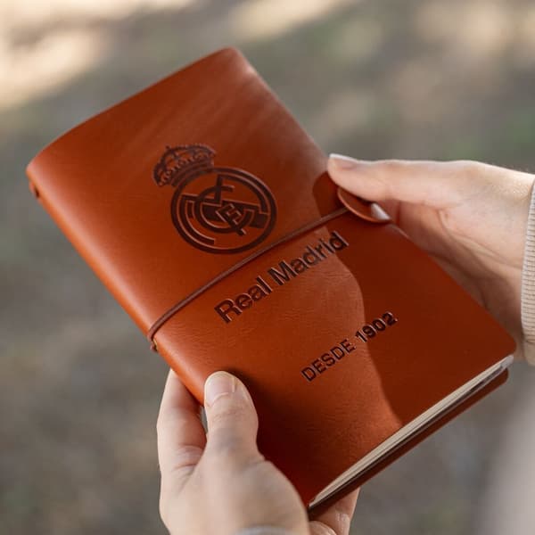Real Madrid Travel Notebook, 80 sider, perfekt til fans