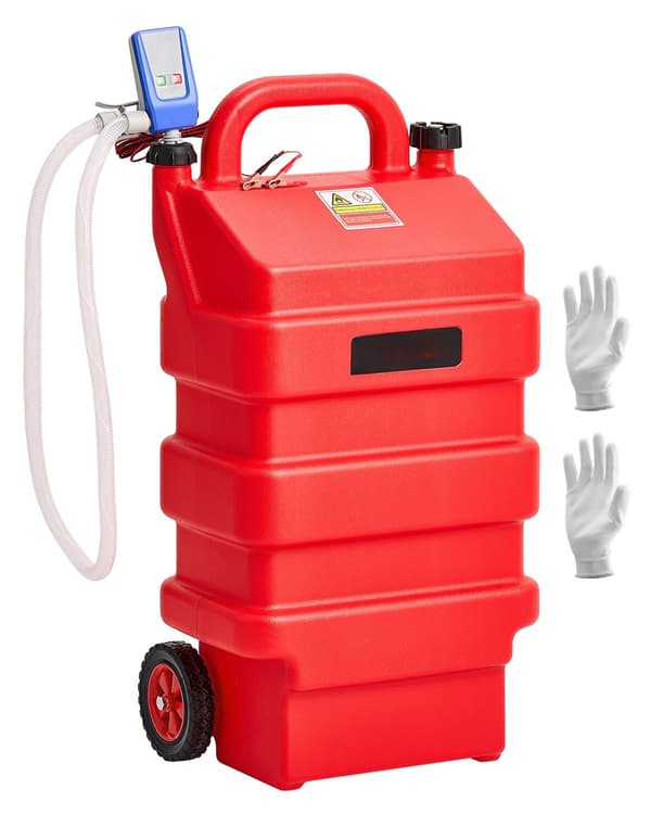 60-liters bränsledunk – bärbar 12V-pump, 1,2 meter slang