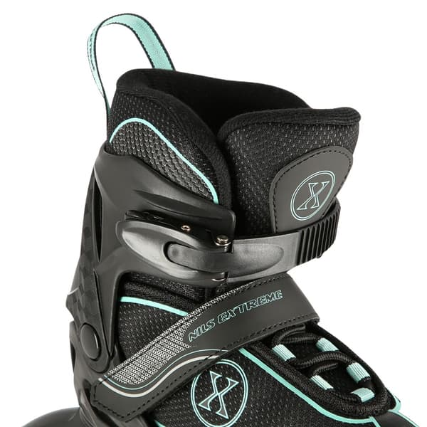 In-line skridskor, Black-Mint, storlek M (35-38)
